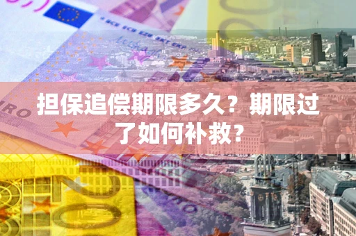 济南担保追偿期限多久？期限过了如何补救？
