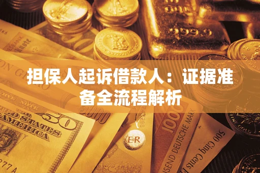 济南担保人起诉借款人：证据准备全流程解析